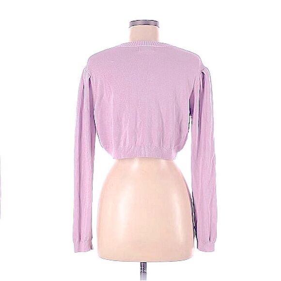 Revolve Majorelle Petunia Pastel Purple/Lilac Crop Sweater NWOT Small - Picture 8 of 15